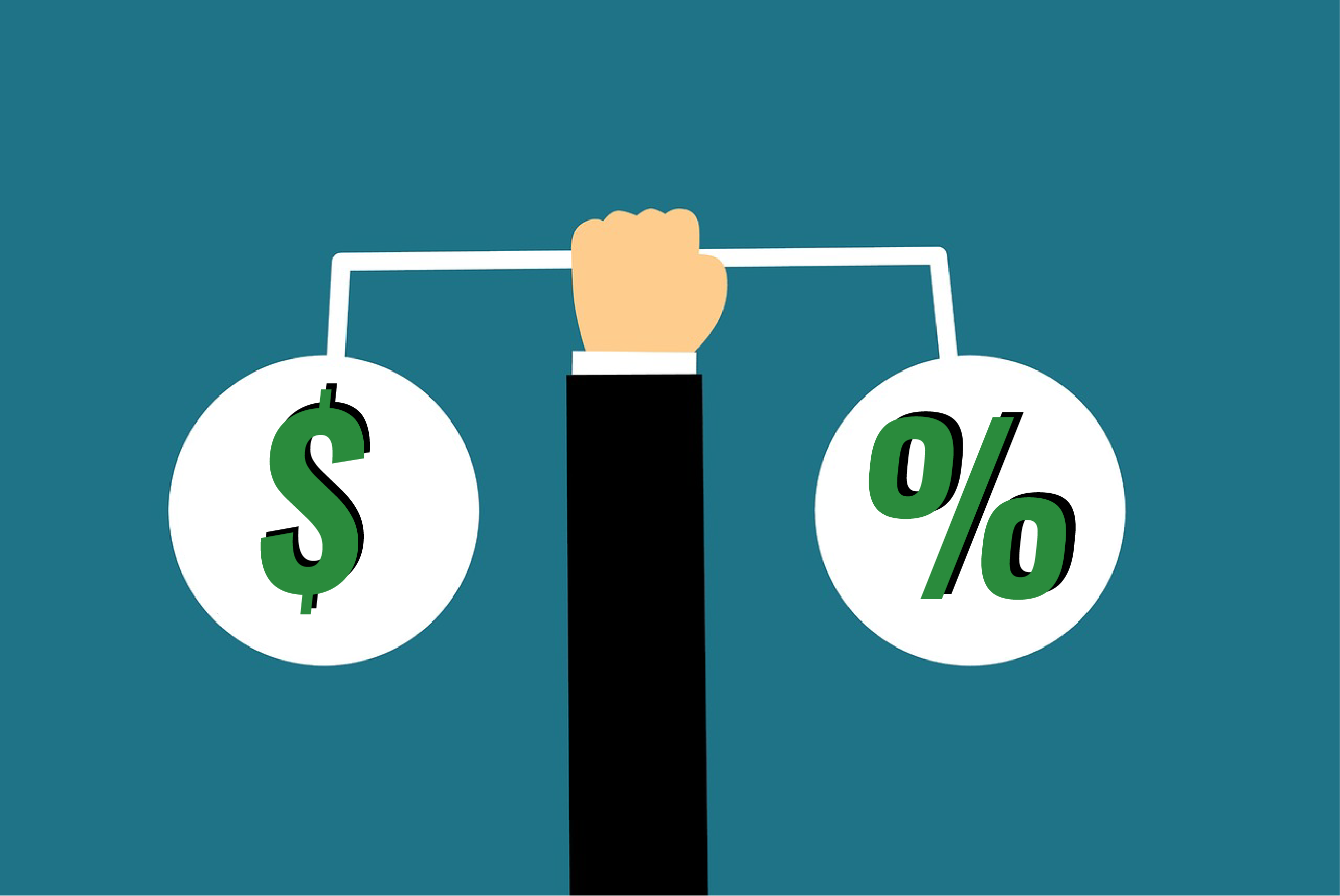 dollars or percents scale